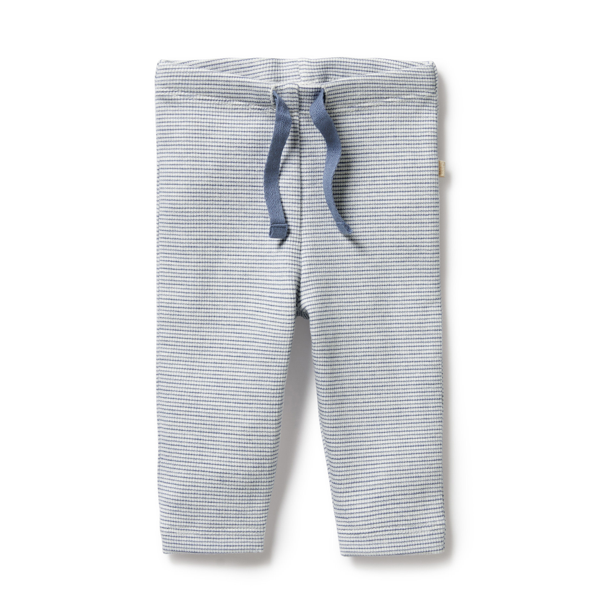 Stripe Rib Legging - Rain Drop