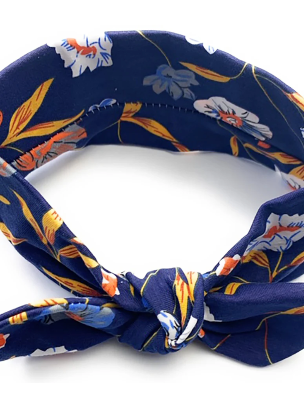 Z-Baby Wisp Top Knot Headband - Blue Paradise