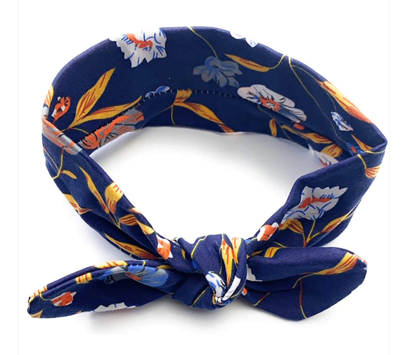 Top Knot Headband - Blue Paradise
