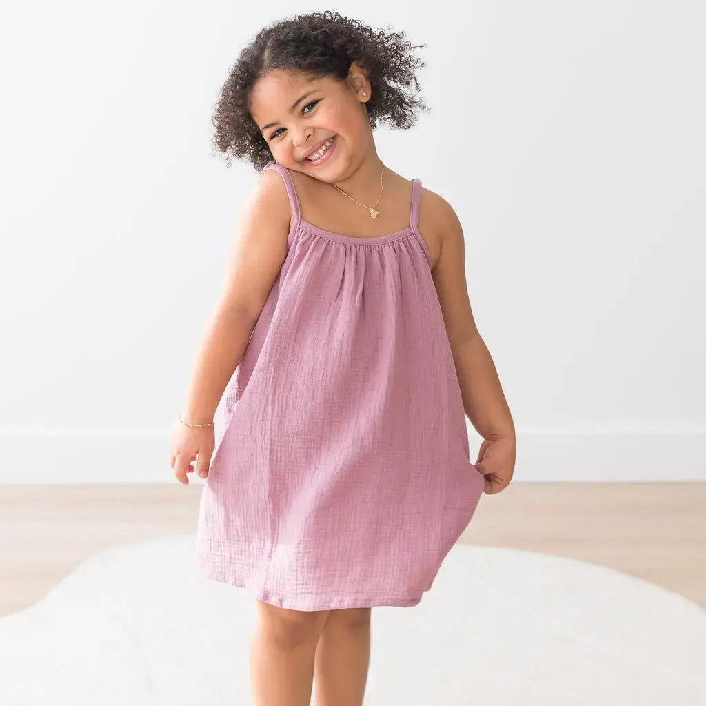 Adjustable Strap Dress - Mauve