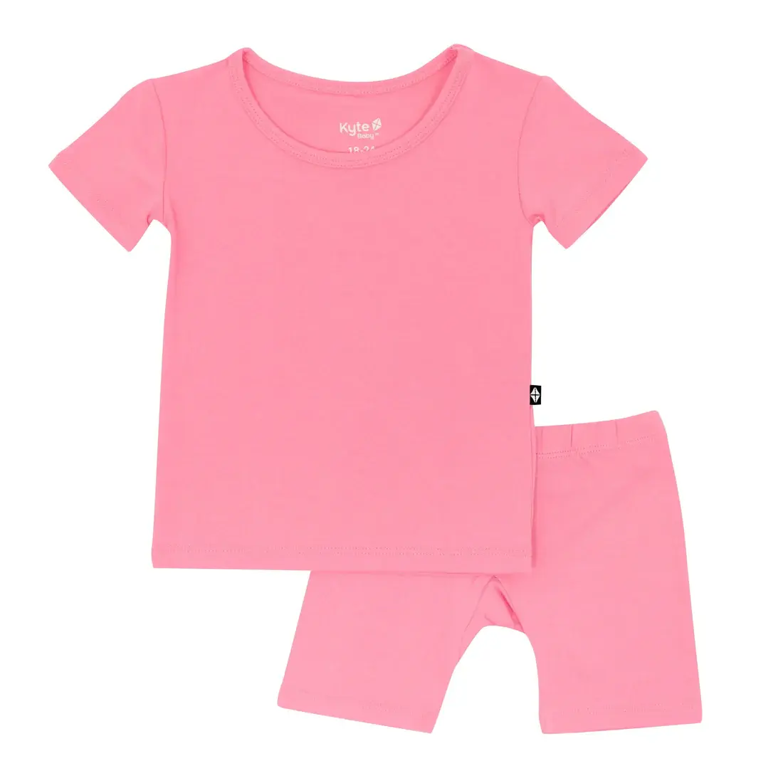 Kyte Short Sleeve Pajama Set - Guava