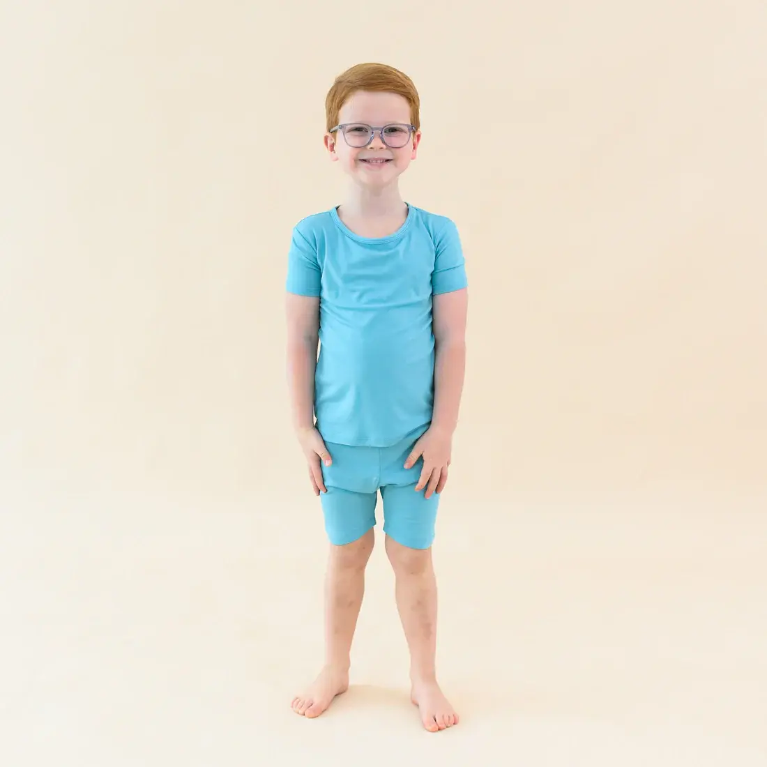 Kyte Short Sleeve Pajama Set - Makai