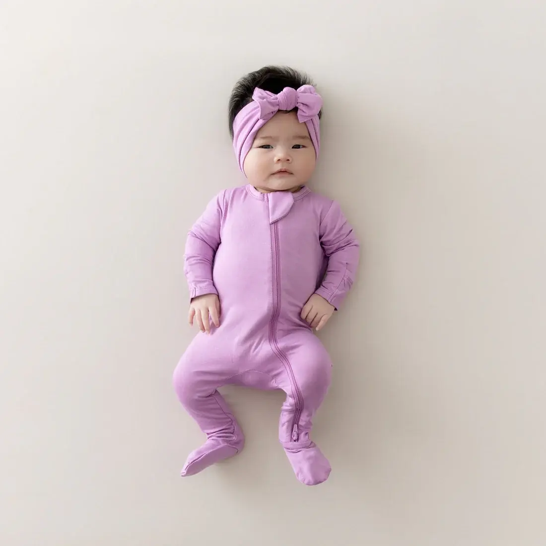 Kyte Zipper Footie - Poi