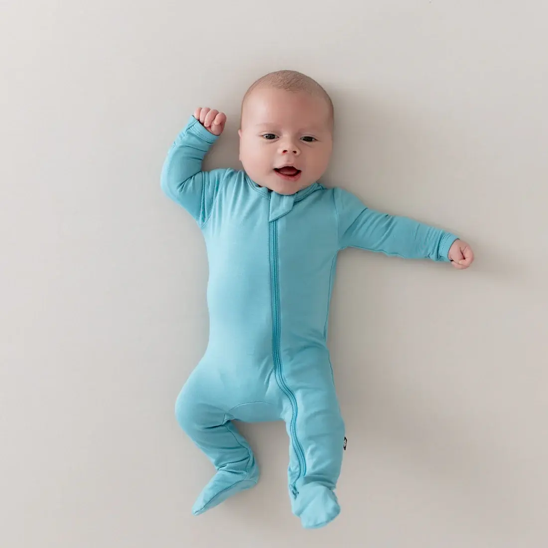 Kyte Zipper Footie - Makai