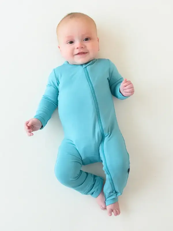 Kyte Zipper Romper - Makai