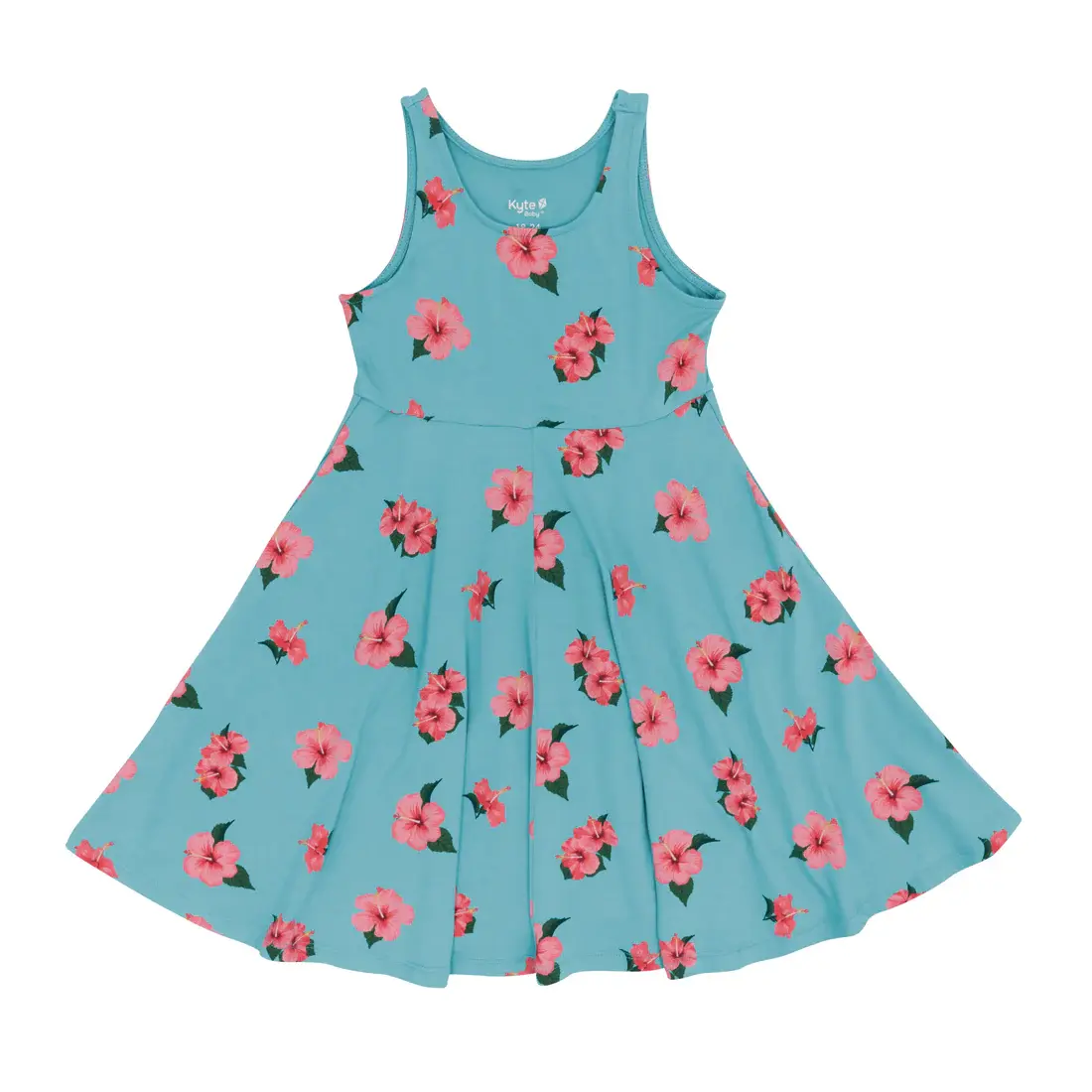 Kyte Tank Twirl Dress - Hibiscus