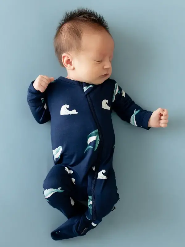 Kyte Zipper Footie - Humpback