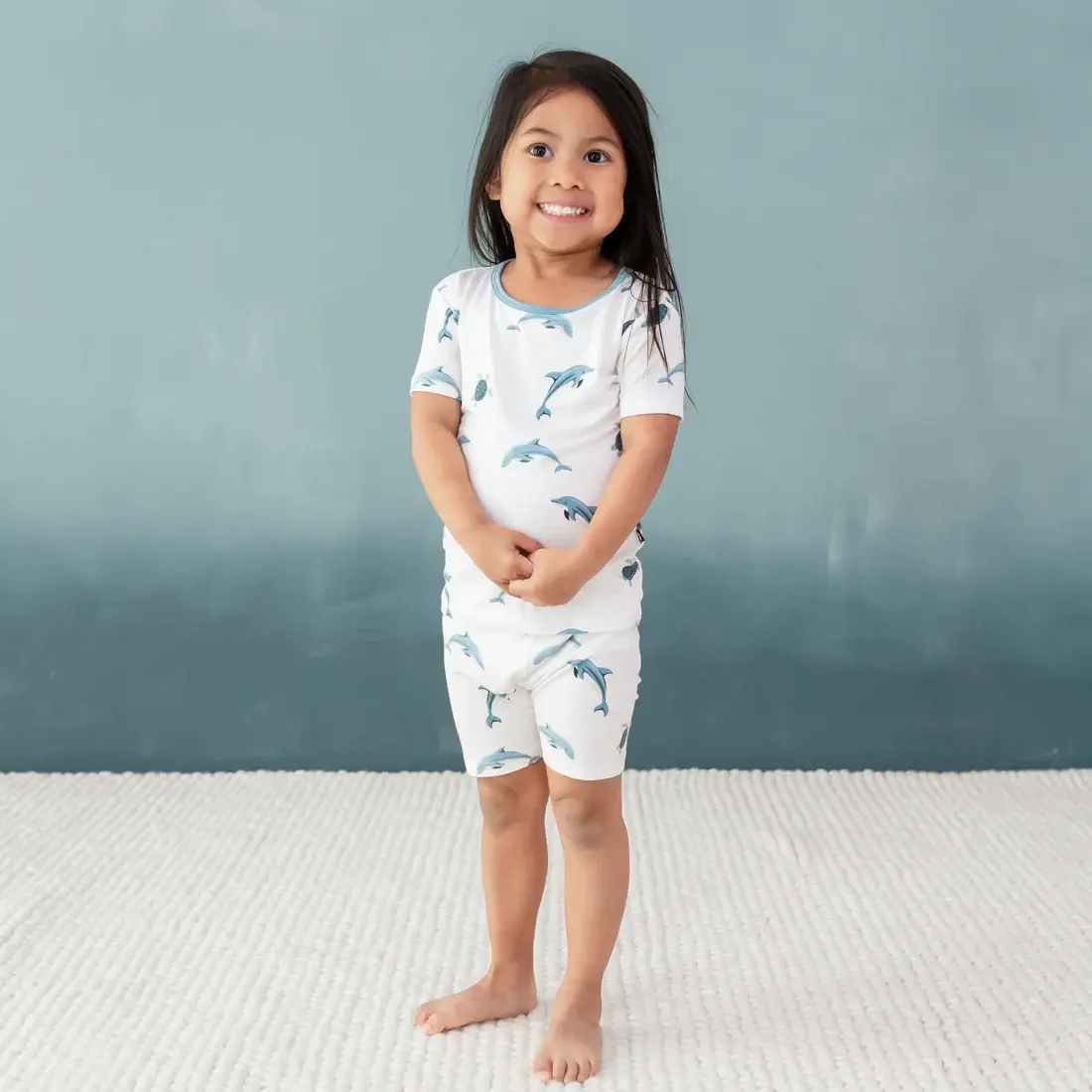 Kyte Short Sleeve Pajama Set - Dolphin