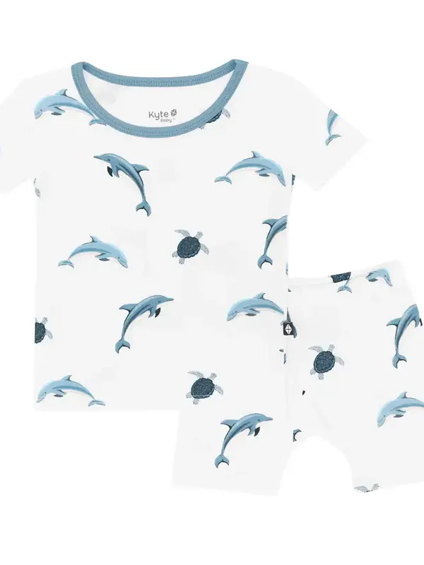Kyte Short Sleeve Pajama Set - Dolphin
