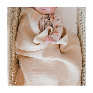 Parker Jacquard Muslin Blanket