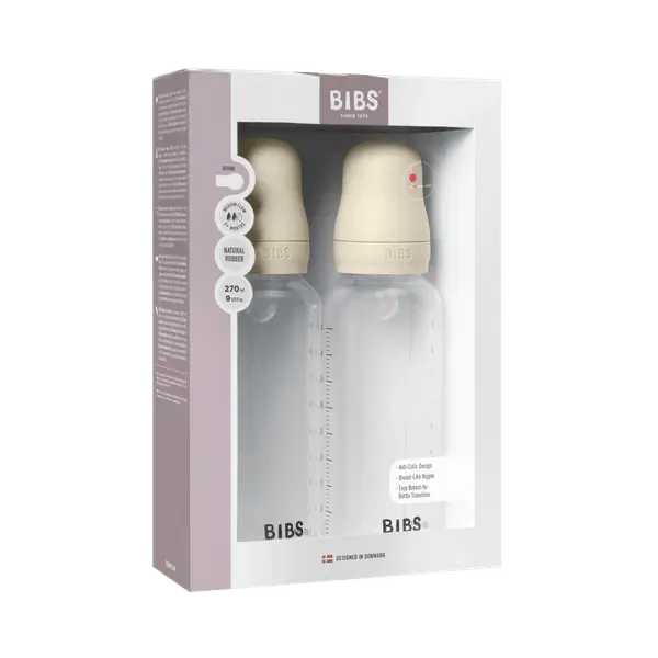 Ivory Baby Bottle 270ml - 2 pk. Silicone
