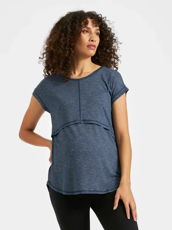 Dreamy Nursing Tee - Denim