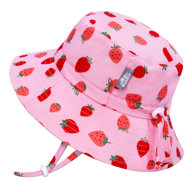 Strawberry Aqua Dry Bucket Hat