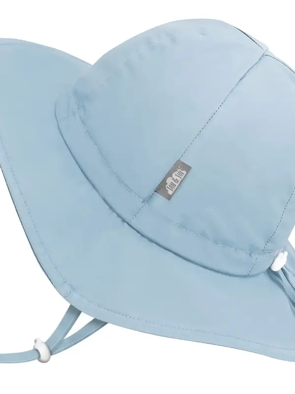 Jan + Jul Light Blue Cotton Floppy Hat