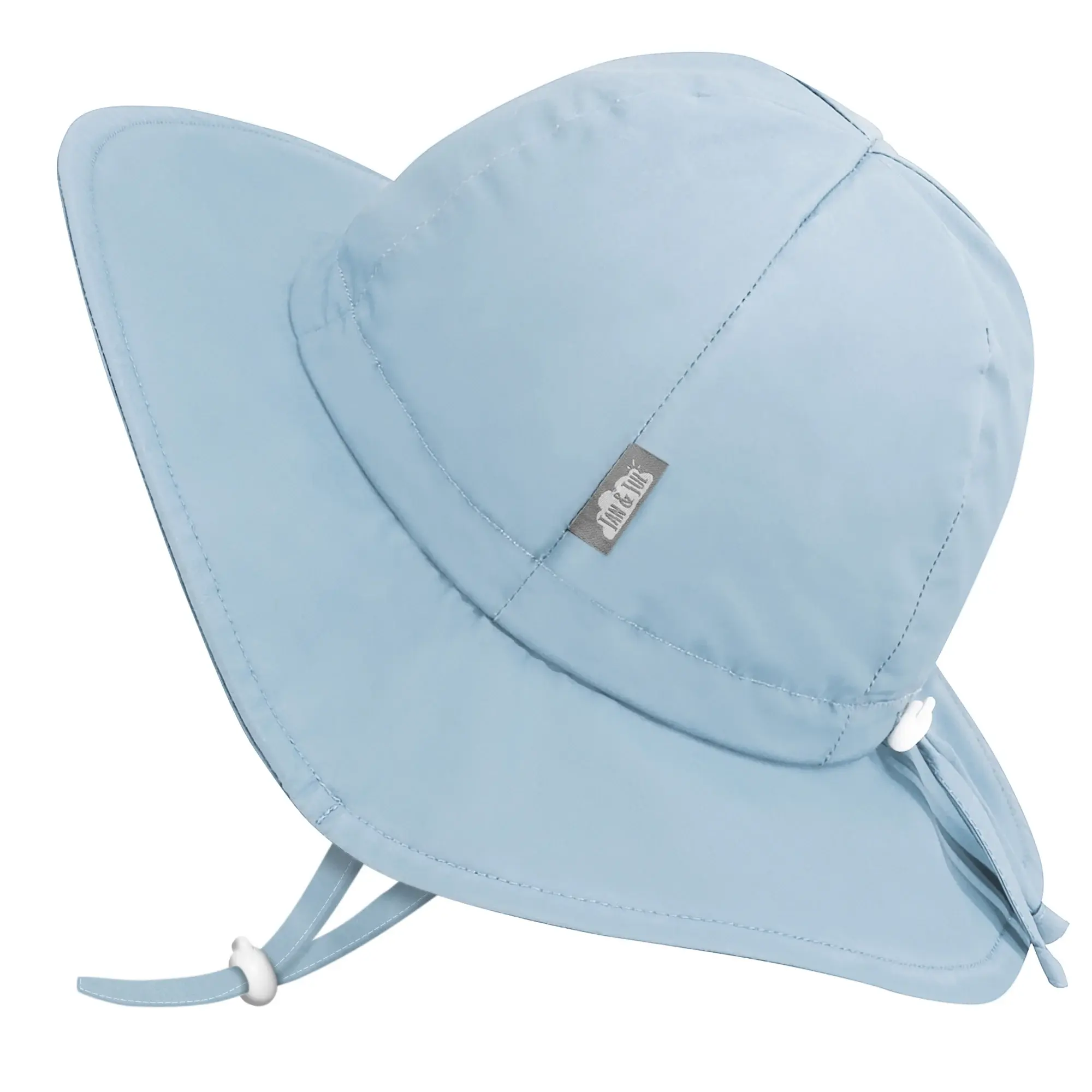 Light Blue Cotton Floppy Hat