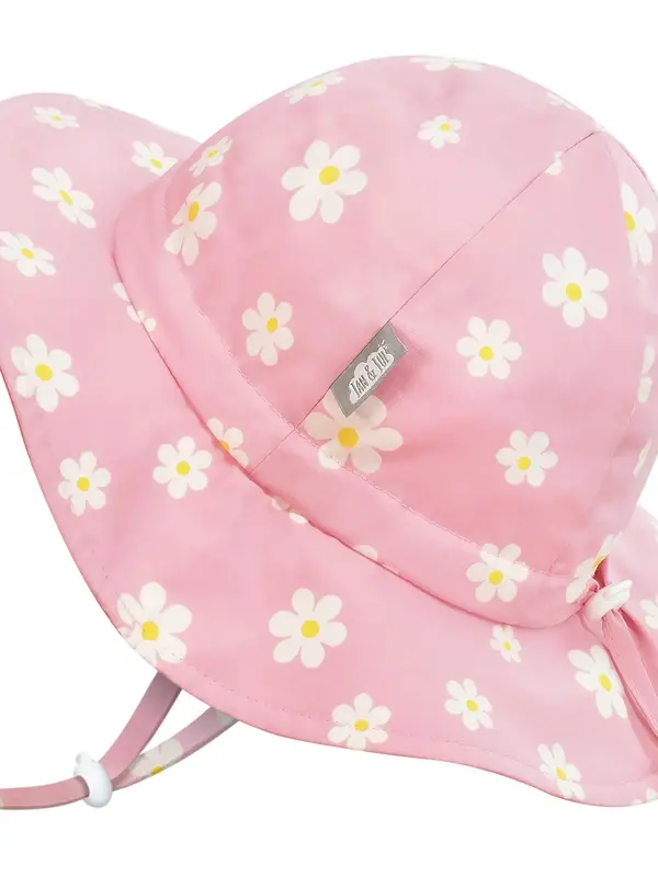 Jan + Jul Pink Daisy Cotton Floppy Hat