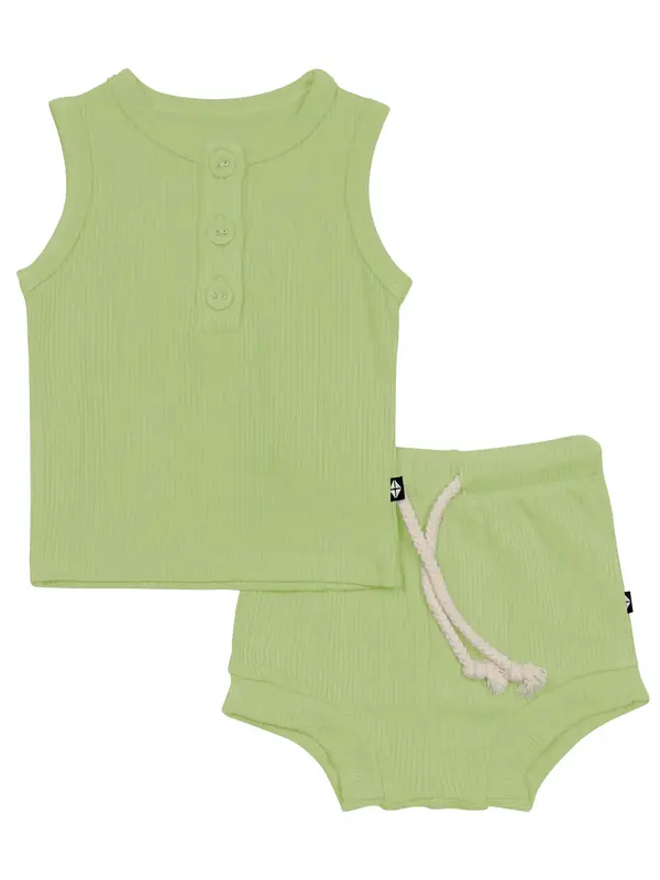 Kyte Rib Henley Tank Set - Honu