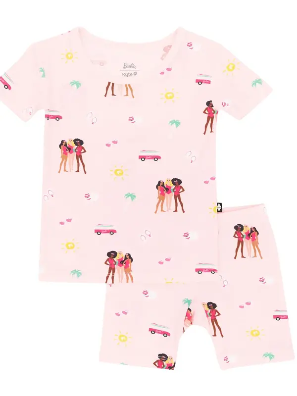 Kyte Short Sleeve Pajama Set - Barbie Beach