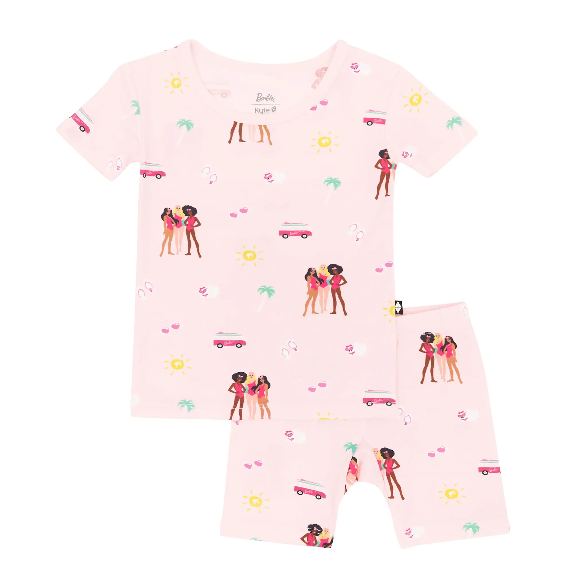 Kyte Short Sleeve Pajama Set - Barbie Beach