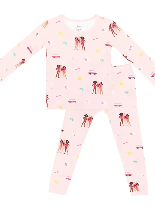 Kyte Long Sleeve Pajama Set - Barbie Beach