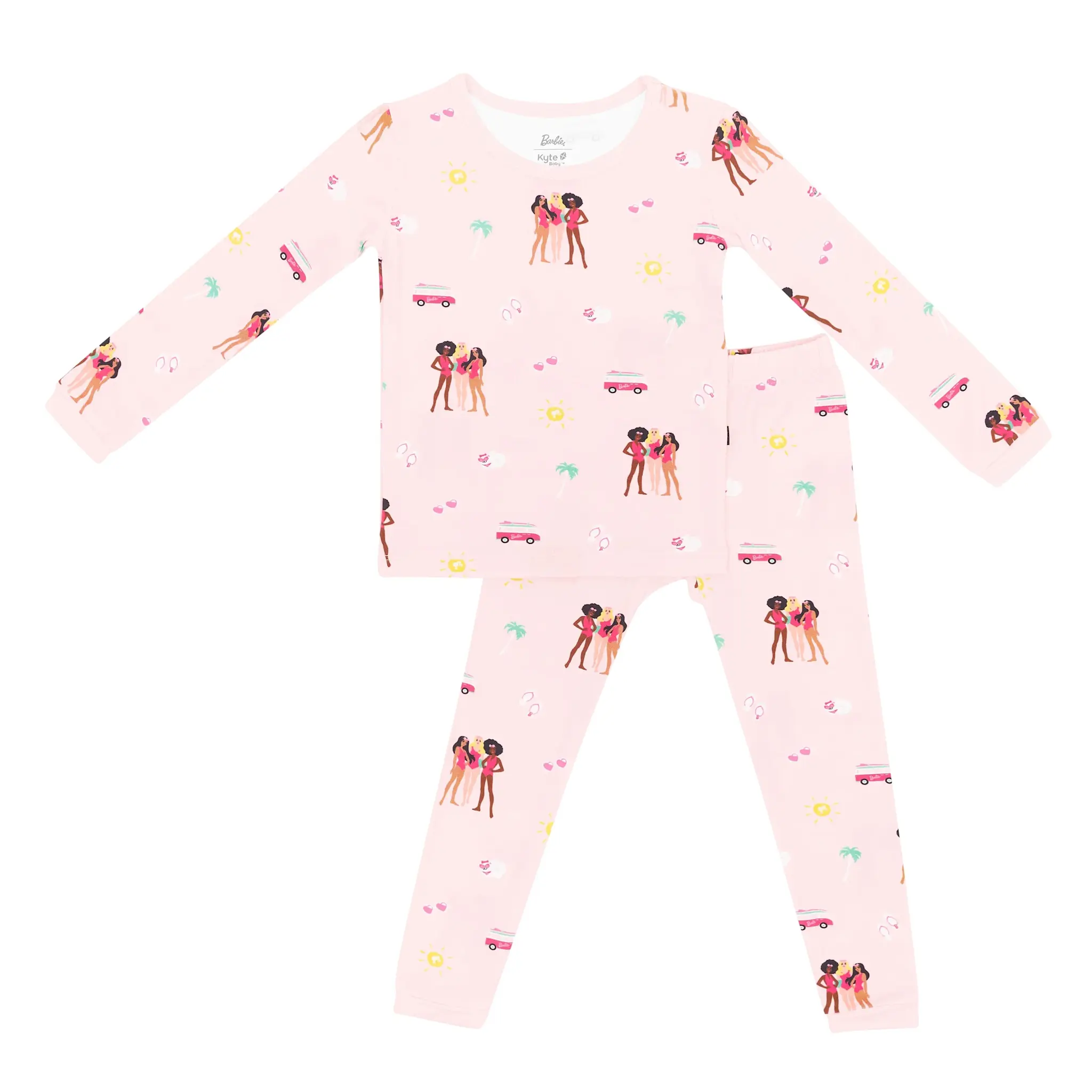 Kyte Long Sleeve Pajama Set - Barbie Beach