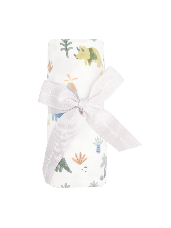 Angel Dear Soft Dino Swaddle Blanket