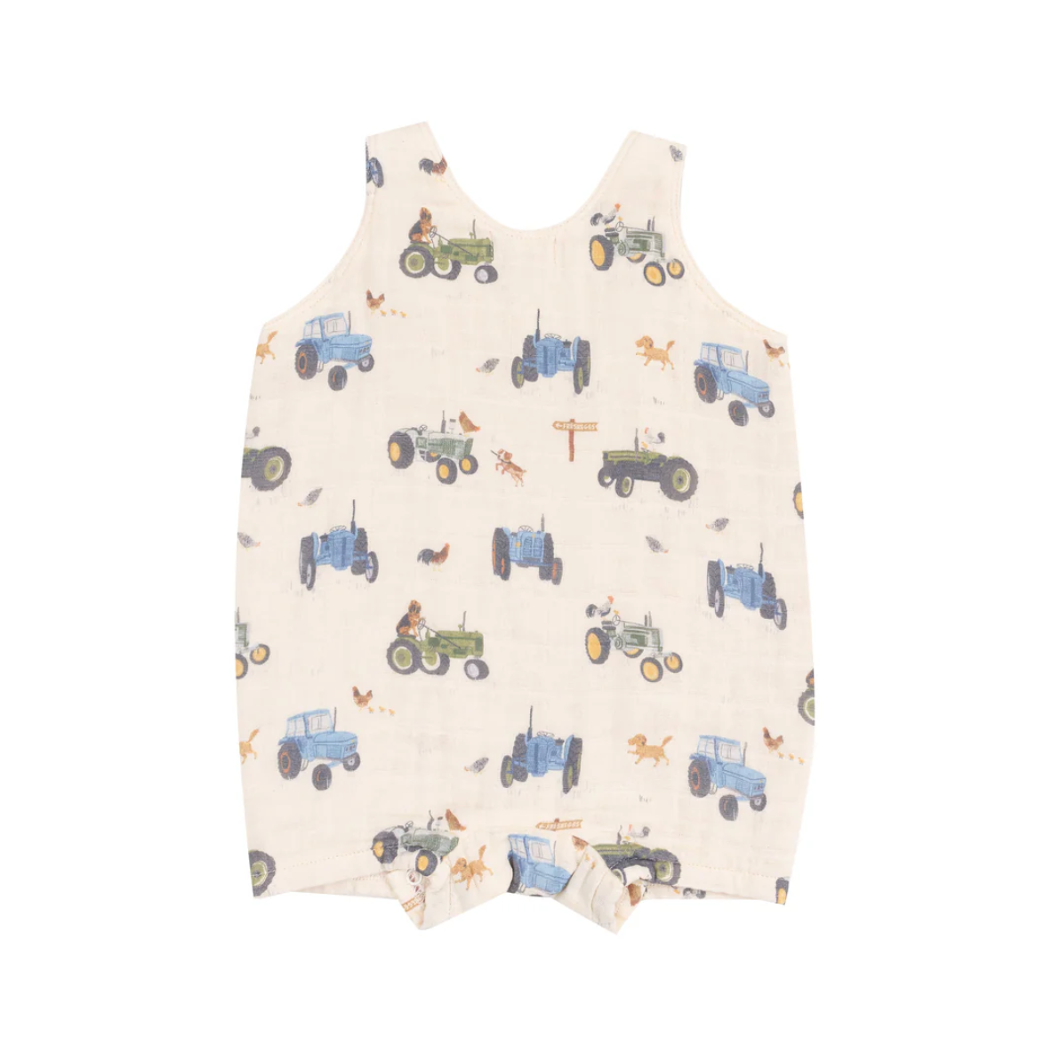 Tractors + Friends Overall Shortie