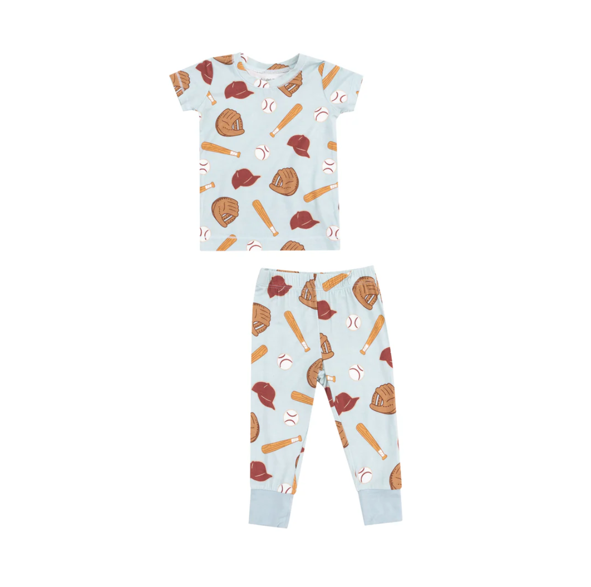 Baseball Short Loungewear Set
