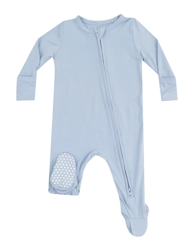 Angel Dear Blue Fog Zipper Footie