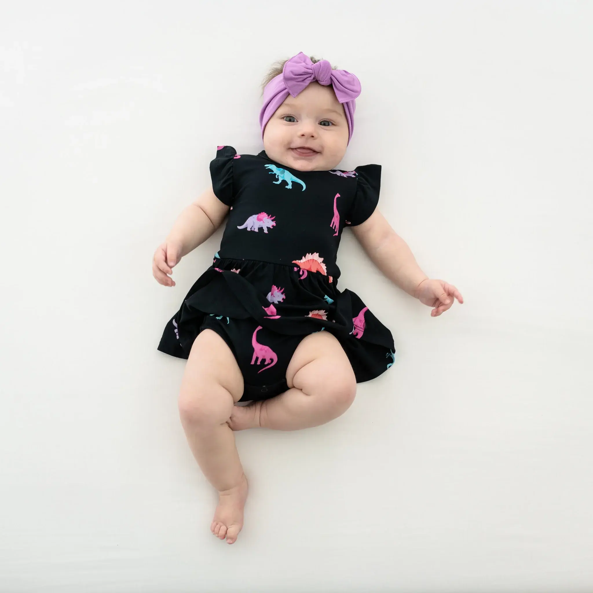 Kyte Twirl Bodysuit Dress - Midnight Roar