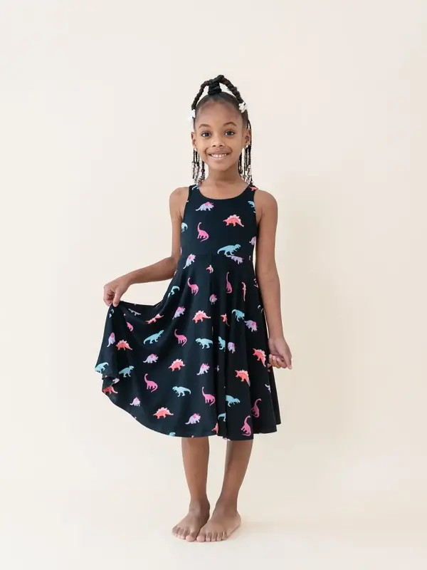 Kyte Tank Twirl Dress - Midnight Roar