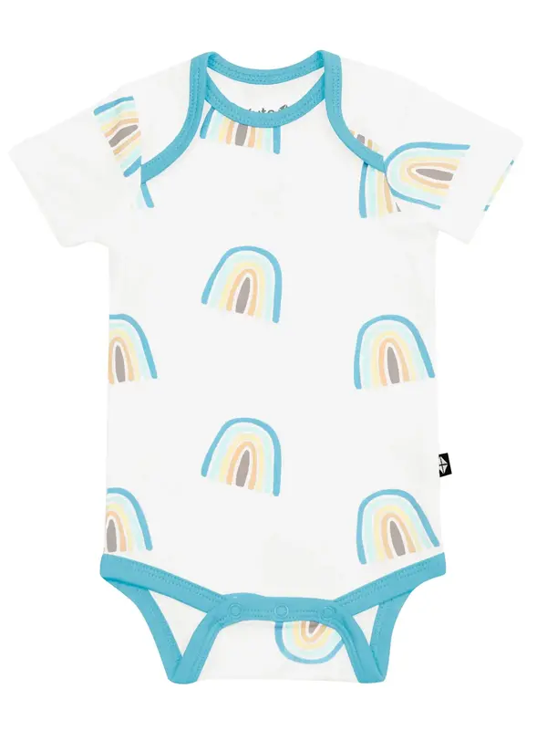 Kyte Short Sleeve Bodysuit - Makai Rainbow