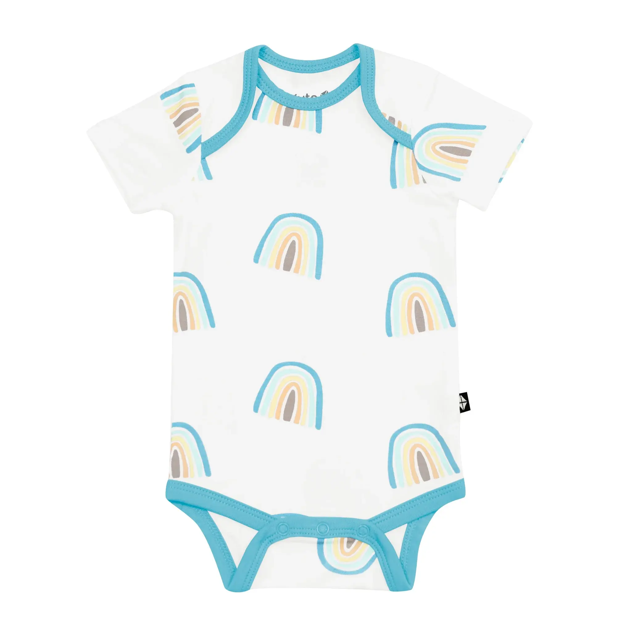 Kyte Short Sleeve Bodysuit - Makai Rainbow