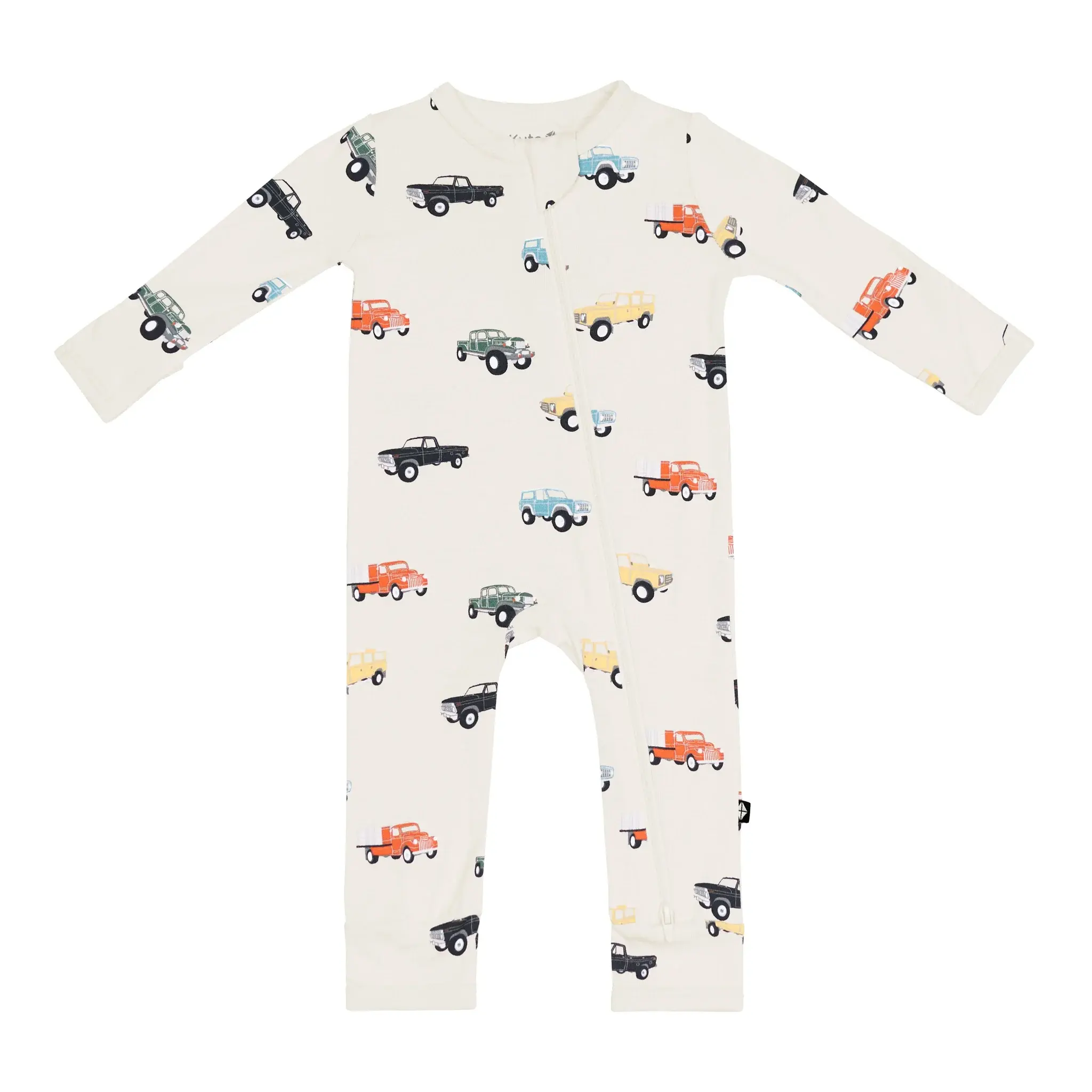 Kyte Zipper Romper - Vintage Truck
