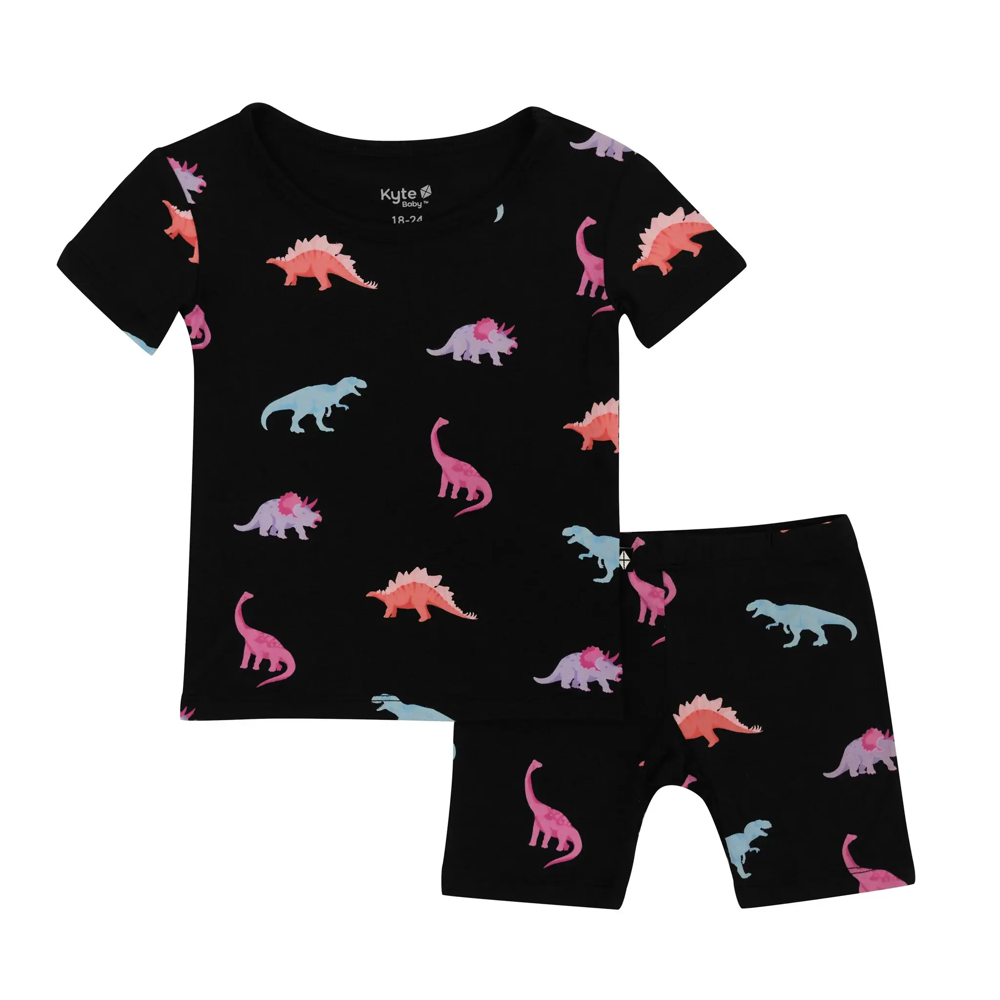 Kyte Short Sleeve Pajama Set - Midnight Roar