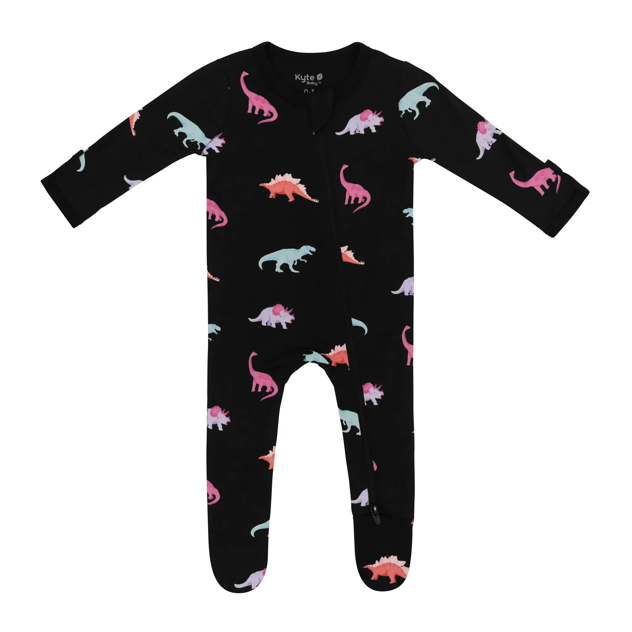 Kyte Zipper Footie - Midnight Roar