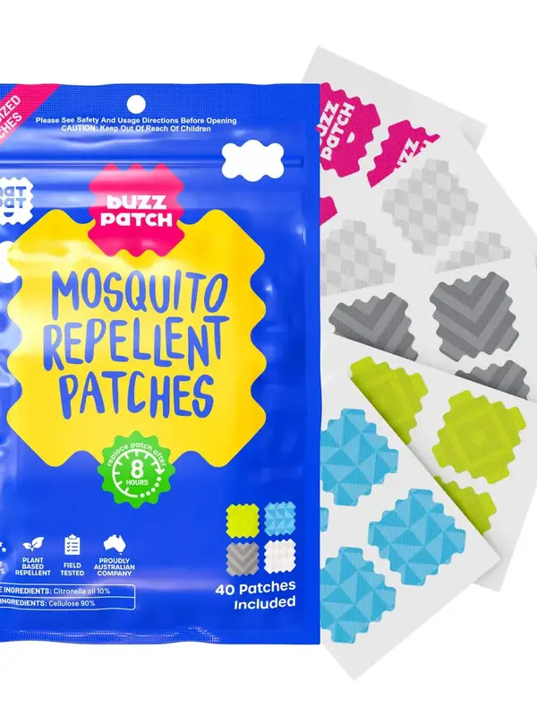 Natural Patch BuzzPatch Mosquito Repellent Patches - Adult