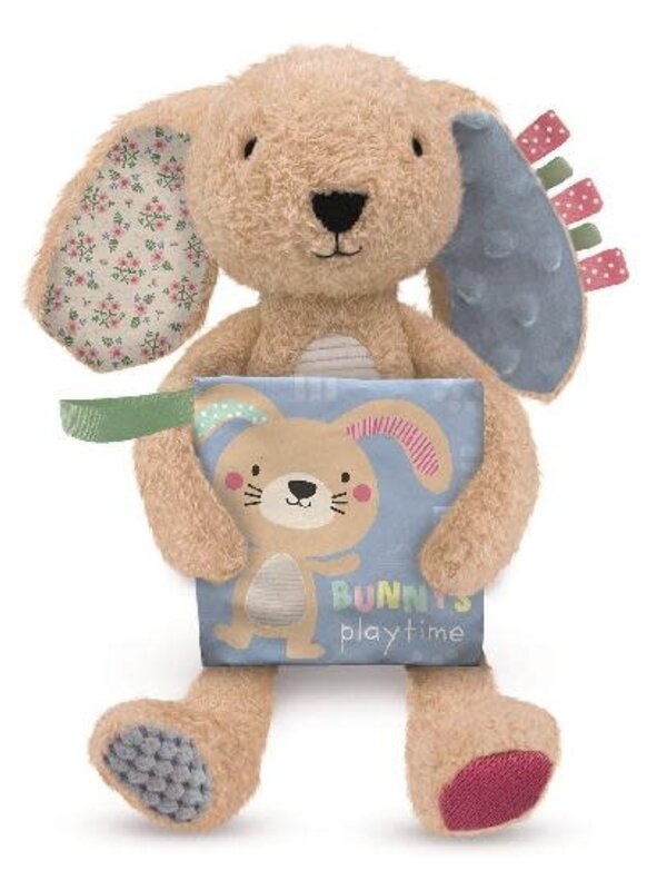 Bunny's Playtime Plush with Cloth Book