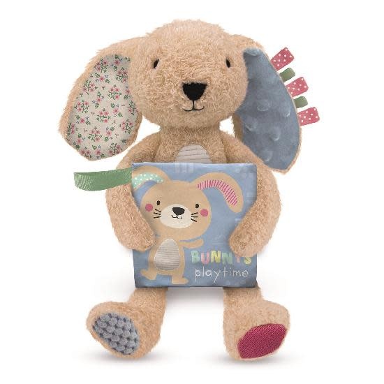 Bunny's Playtime Plush with Cloth Book
