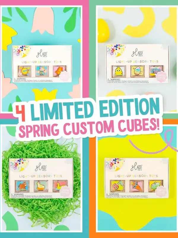Spring Light-Up Cubes 6-Pack