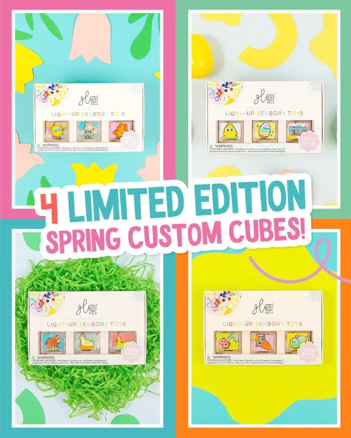 Spring Light-Up Cubes 6-Pack