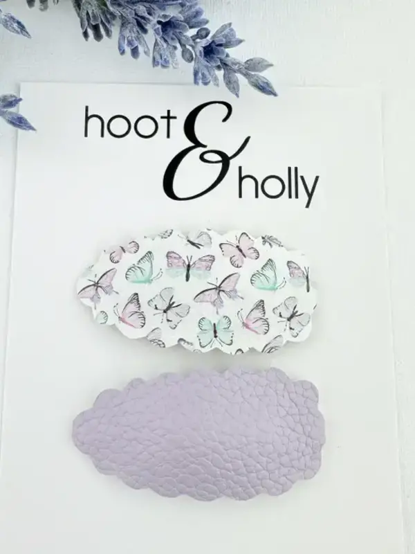 Hoot & Holly Large Snap Clip Set