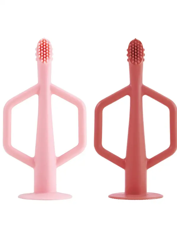 Tiny Twinkle Silicone Toothbrush 2pk