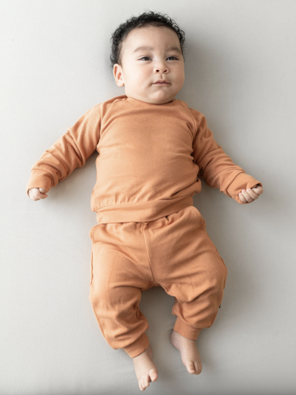 Kyte Jersey Jogger Set - Apricot