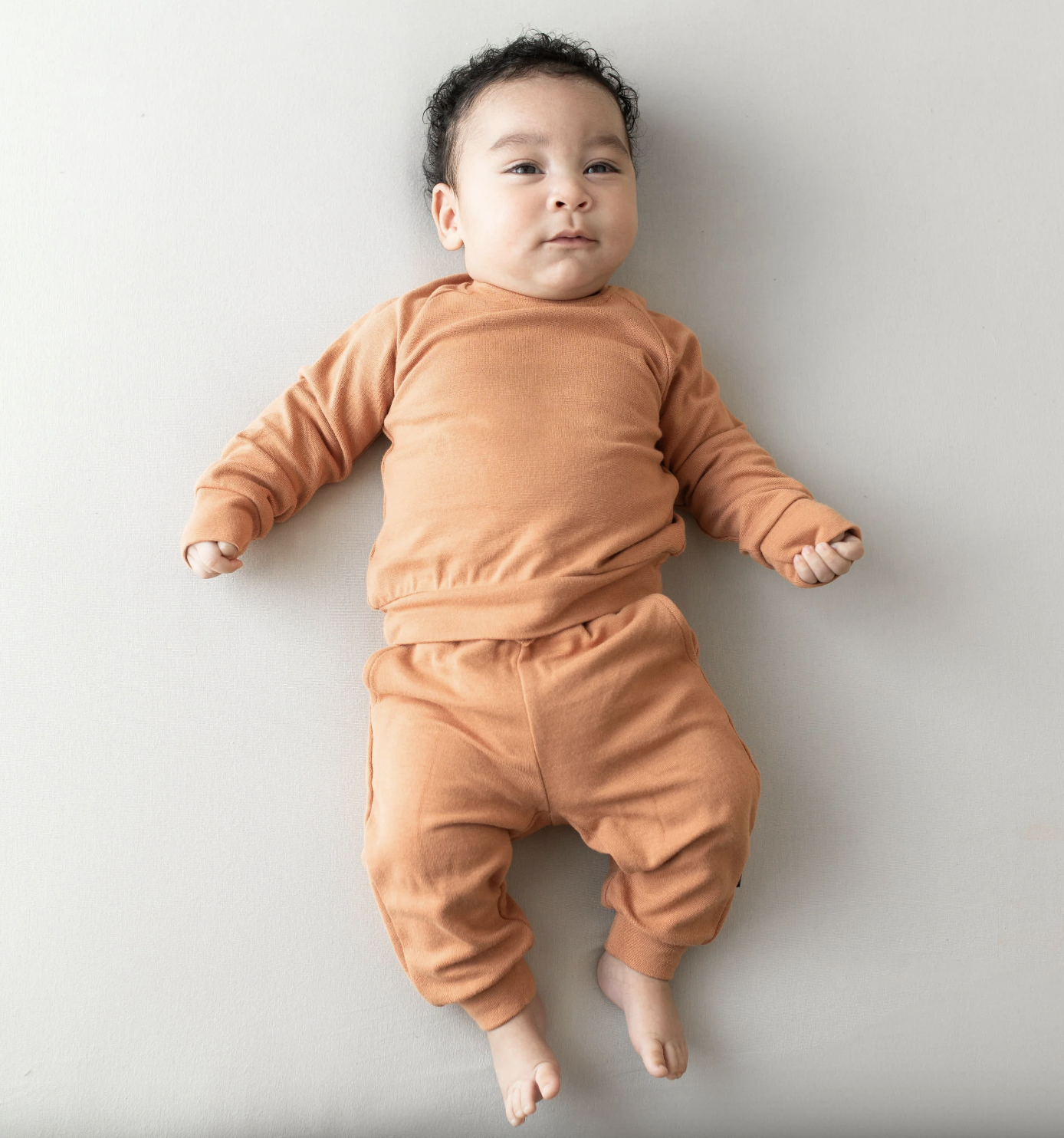 Kyte Jersey Jogger Set - Apricot