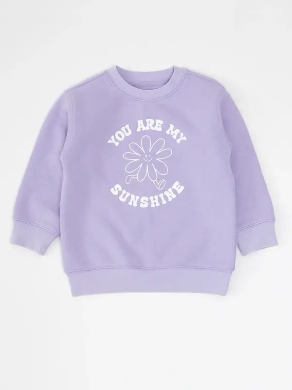 Brunette The Label You Are My Sunshine Crew - Mauve