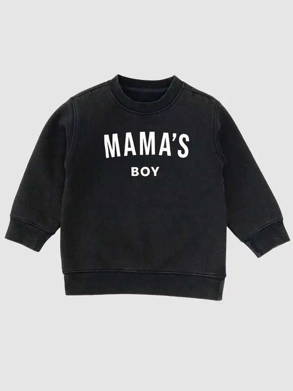 Brunette The Label Mama's Boy Crew - Acid Black