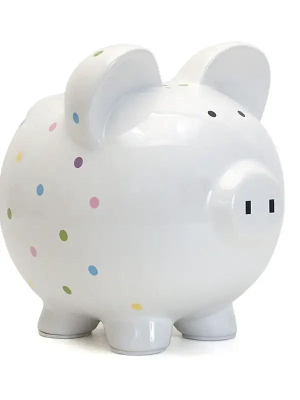 Child to Cherish Confetti Piggy Bank