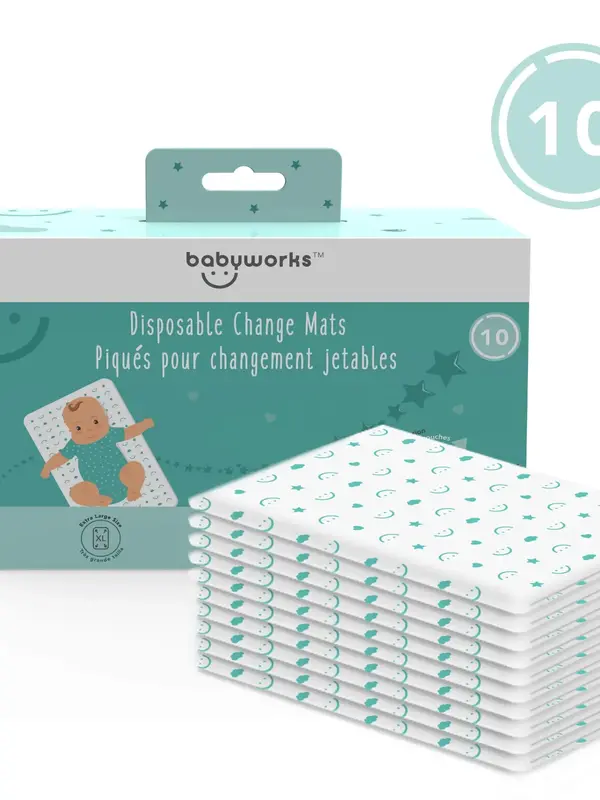 Disposable Diaper Change Mats (10pk)