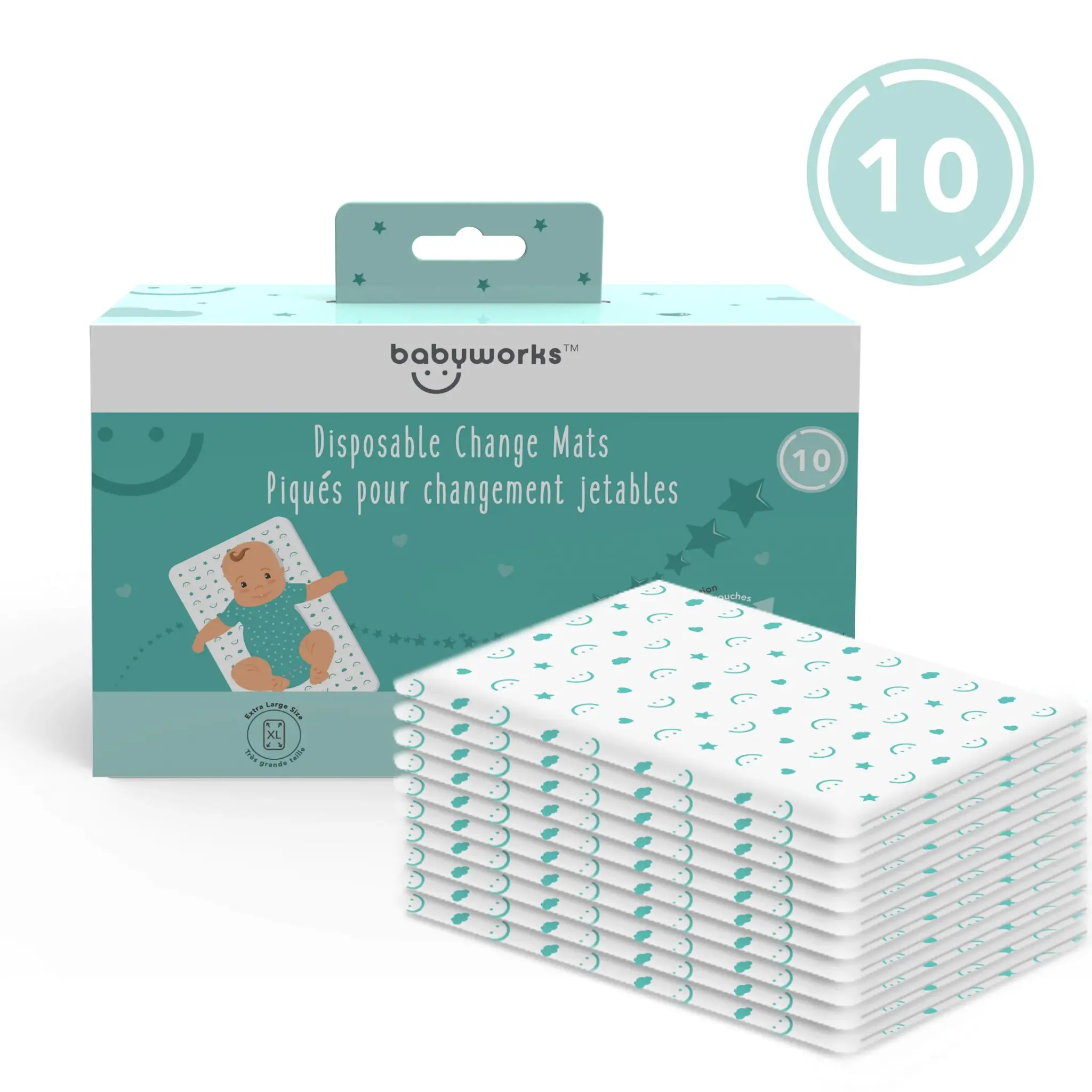 Disposable Diaper Change Mats (10pk)